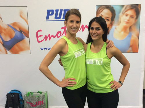 Fair hostesses at the fibo in Cologne